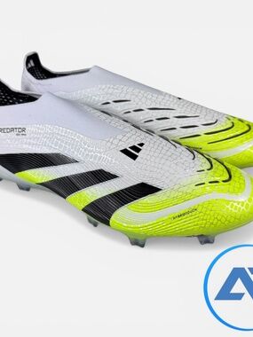 Adidas Predator Elite LL Laceless FG Men's Sizes White Radiant Blaze JI1075